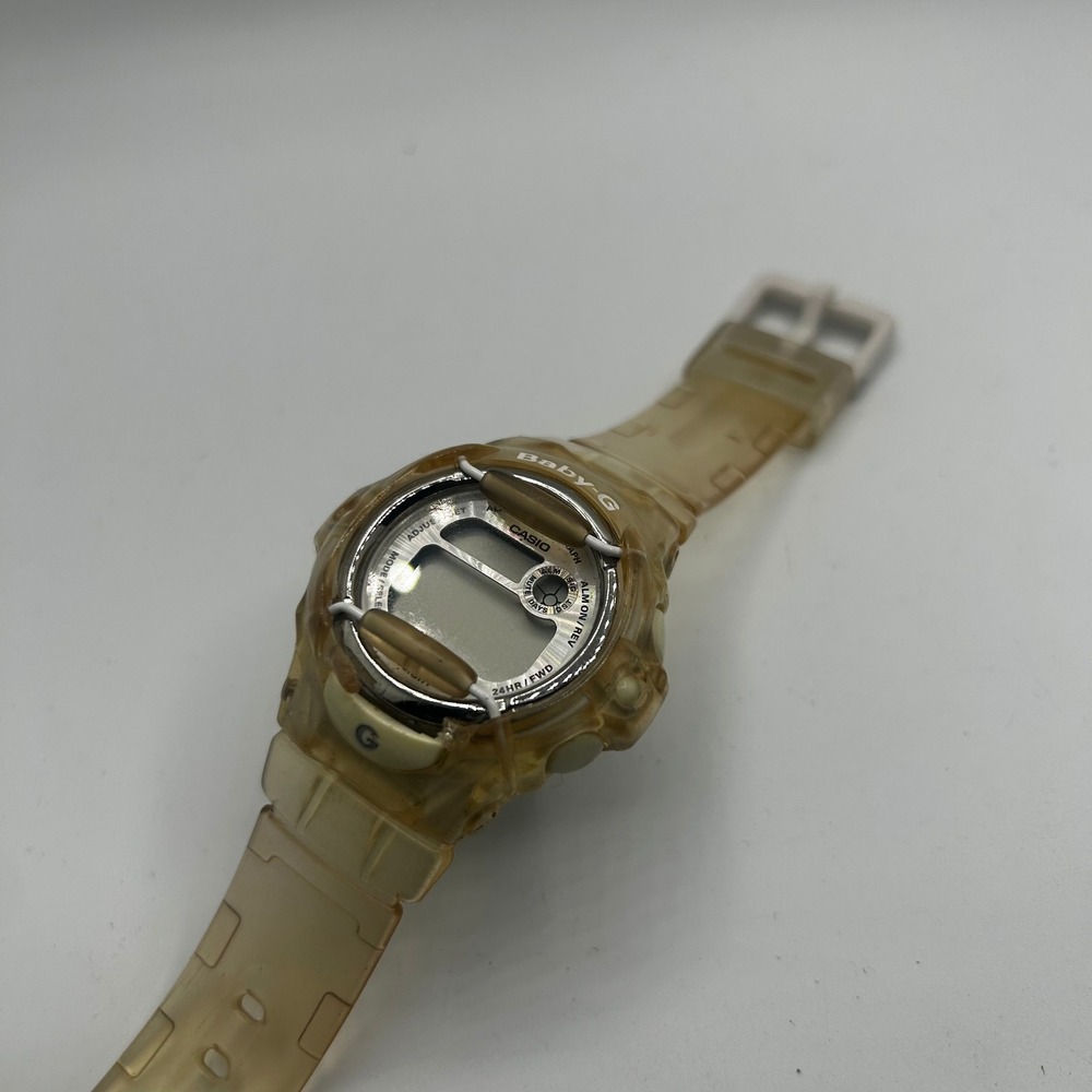 Casio Baby-G BG-169 Digital Watch Translucent Jelly Amber Gold‎ Vintage Sport